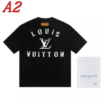 2025新作 LOUIS VUITTONルイヴィトン クルーネック 半袖Tシャツ ナチュラル