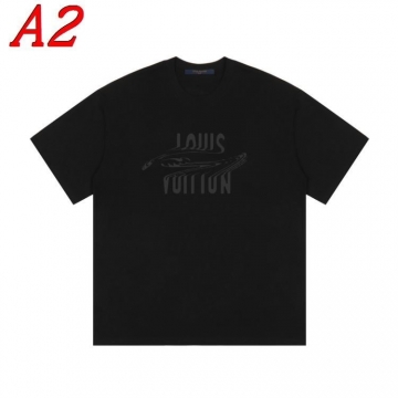 2025新作 LOUIS VUITTONルイヴィトン クルーネック 半袖Tシャツ グラフィック