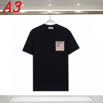 2025新作 LOEWEロエベ ラウンドネック 半袖Tシャツ   ディープ