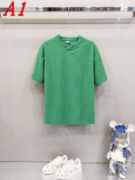 2025新作 LOEWEロエベ ラウンドネック 半袖Tシャツ   アメカジ