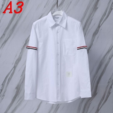 25新作 高級感 THOM BROWNE トムブラウン シャツ 0=S 1=M 2=L 3=XL 4=XXL