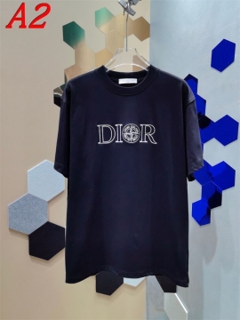  DIORディオール 2025新作   ラウンドネック 半袖Tシャツ   コスパ良