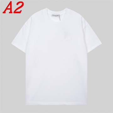  DIORディオール 2025新作 クルーネック 半袖Tシャツ エスニックモダン