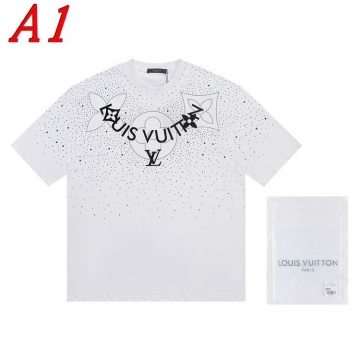  LOUIS VUITTONルイヴィトン 2025新作   ラウンドネック 半袖Tシャツ   ノンフィクション