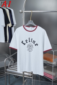 2025新作 CELINEセリーヌ ラウンドネック 半袖Tシャツ   カジュアル
