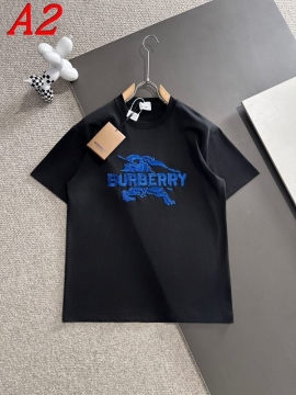  BURBERRYバーバリー 2025新作   ラウンドネック 半袖Tシャツ   トレンド感