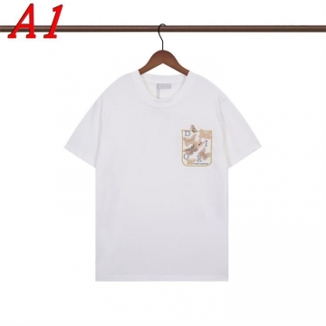 2025新作 DIORディオール クルーネック 半袖Tシャツ インスタ映え