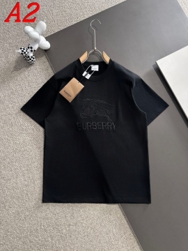  BURBERRYバーバリー 2025新作   ラウンドネック 半袖Tシャツ   デイリー