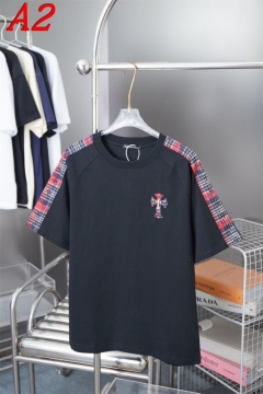 2025新作 CHROME HEARTSクロムハーツ クルーネック 半袖Tシャツ リラックス