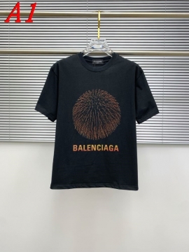  BALENCIAGAバレンシアガ 2025新作   ラウンドネック 半袖Tシャツ   ミニマリズム