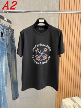  BALENCIAGAバレンシアガ 2025新作   ラウンドネック 半袖Tシャツ   ステートメント