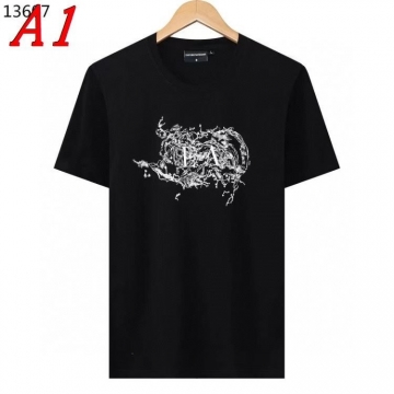 2025新作 ARMANIアルマーニ ラウンドネック 半袖Tシャツ   ミニマル