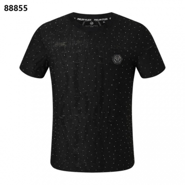 2025新作 PHILIPP PLEINフィリッププレイン クルーネック 半袖Tシャツ ナチュラル
