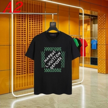 2025新作 LOUIS VUITTONルイヴィトン ラウンドネック 半袖Tシャツ   マインドフル