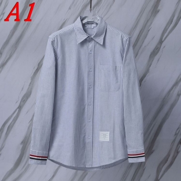 25新作 品質保証 THOM BROWNE トムブラウン シャツ 0=S 1=M 2=L 3=XL 4=XXL