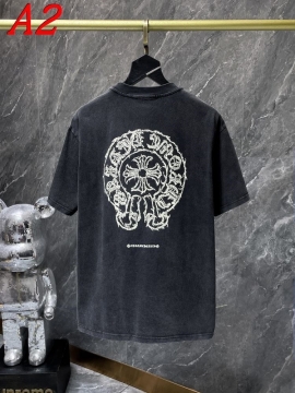  CHROME HEARTSクロムハーツ 2025新作   ラウンドネック 半袖Tシャツ   コーディネート自在