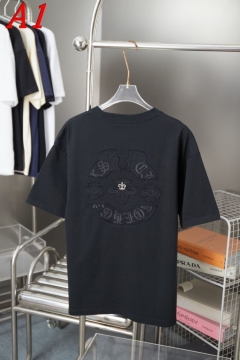  CHROME HEARTSクロムハーツ 2025新作 クルーネック 半袖Tシャツ リラックス感