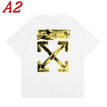  OFF-WHITEオフホワイト 2025新作 クルーネック 半袖Tシャツ ポジティブ