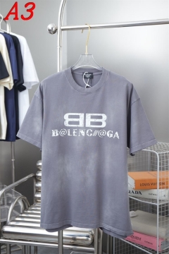 2025新作 BALENCIAGAバレンシアガ ラウンドネック 半袖Tシャツ   ナイト用