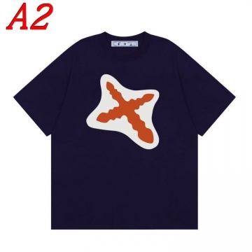  OFF-WHITEオフホワイト 2025新作 クルーネック 半袖Tシャツ エモ