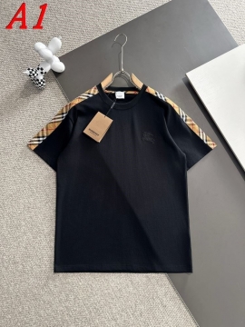  BURBERRYバーバリー 2025新作   ラウンドネック 半袖Tシャツ   プレイフル