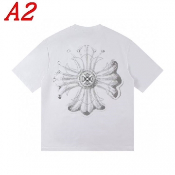 2025新作 CHROME HEARTSクロムハーツ クルーネック 半袖Tシャツ スローライフ