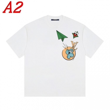 2025新作 LOUIS VUITTONルイヴィトン ラウンドネック 半袖Tシャツ   フェミニン
