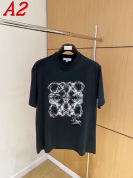  LOEWEロエベ 2025新作 クルーネック 半袖Tシャツ デジタルプリント