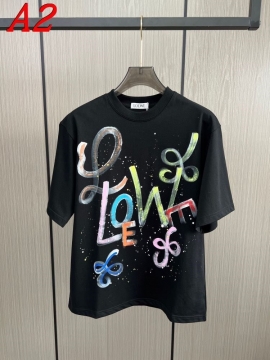 2025新作 LOEWEロエベ クルーネック 半袖Tシャツ エキサイティング