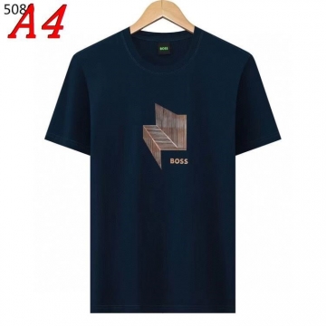 2025新作 HUGO BOSSヒューゴボス ラウンドネック 半袖Tシャツ   ストリート系