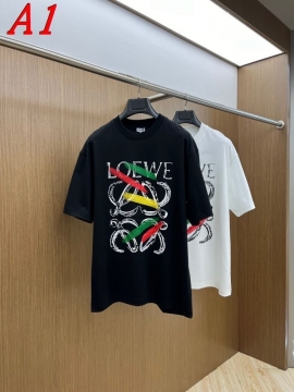 2025新作 LOEWEロエベ クルーネック 半袖Tシャツ フレッシュ