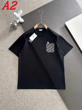 2025新作 DIORディオール ラウンドネック 半袖Tシャツ   オフィスカジュアル
