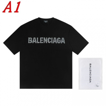  BALENCIAGAバレンシアガ 2025新作 クルーネック 半袖Tシャツ エスニックモダン