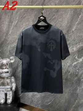 2025新作 CHROME HEARTSクロムハーツ クルーネック 半袖Tシャツ コラボモデル