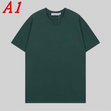  DIORディオール 2025新作 クルーネック 半袖Tシャツ エスニックモダン