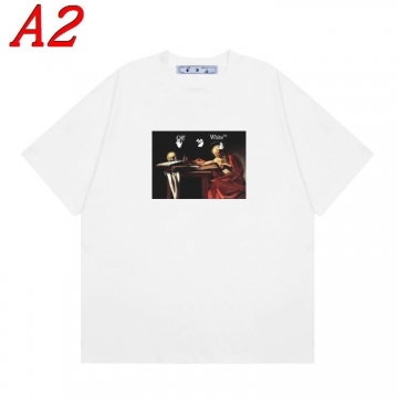  OFF-WHITEオフホワイト 2025新作 クルーネック 半袖Tシャツ ジェンダーレス