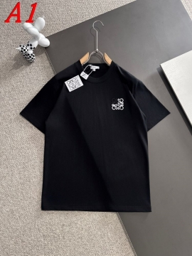  LOEWEロエベ 2025新作 クルーネック 半袖Tシャツ セレブ愛用