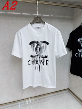  CHANELシャネル 2025新作   ラウンドネック 半袖Tシャツ   アメカジ