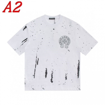 2025新作 CHROME HEARTSクロムハーツ クルーネック 半袖Tシャツ ユースカルチャー