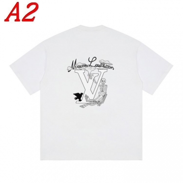  LOUIS VUITTONルイヴィトン 2025新作   ラウンドネック 半袖Tシャツ   スローライフ