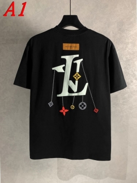  LOUIS VUITTONルイヴィトン 2025新作   ラウンドネック 半袖Tシャツ   クール&カジュアル