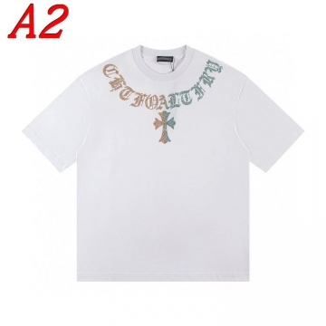 2025新作 CHROME HEARTSクロムハーツ クルーネック 半袖Tシャツ シーン別対応