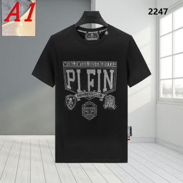  PHILIPP PLEINフィリッププレイン 2025新作   ラウンドネック 半袖Tシャツ   インスタ映え