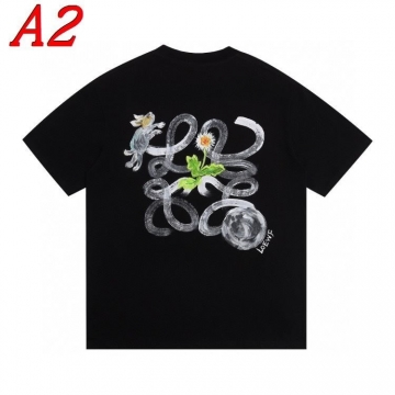 2025新作 LOEWEロエベ クルーネック 半袖Tシャツ セレンディピティ