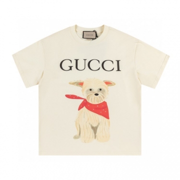 GUCCIグッチ 2025新作   ラウンドネック 半袖Tシャツ   数量限定