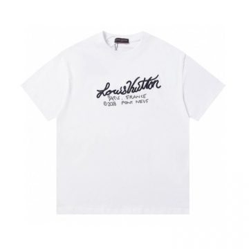  LOUIS VUITTONルイヴィトン 2025新作 クルーネック 半袖Tシャツ ストリート系