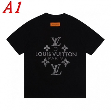 LOUIS VUITTONルイヴィトン 2025新作   ラウンドネック 半袖Tシャツ   ノスタルジック