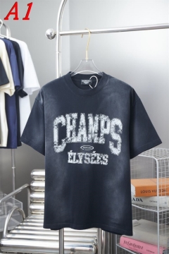2025新作 BALENCIAGAバレンシアガ ラウンドネック 半袖Tシャツ   オフィスカジュアル