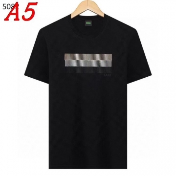2025新作 HUGO BOSSヒューゴボス クルーネック 半袖Tシャツ エッジー