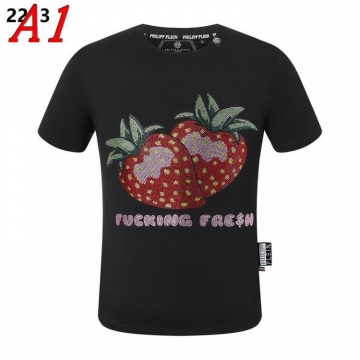 2025新作 PHILIPP PLEINフィリッププレイン ラウンドネック 半袖Tシャツ   クール